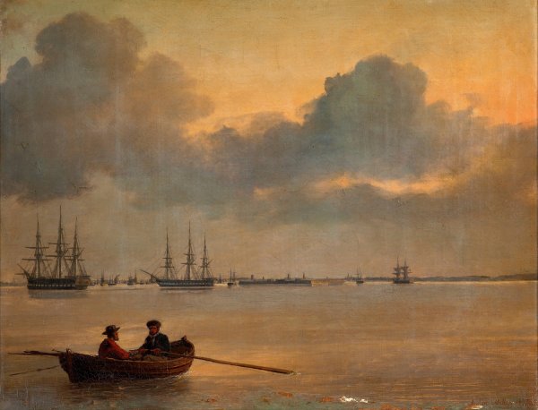 Main Product Photo of Quiet night  Painting by Anton Melbye