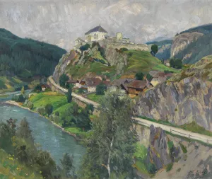Die Sonnenburg by Anton Nowak Oil Painting