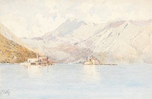 Bucht von Cattaro by Anton Perko Oil Painting