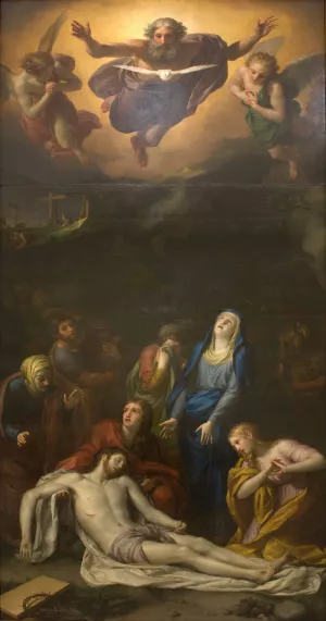 Descent by Anton Raphael Mengs Oil Painting