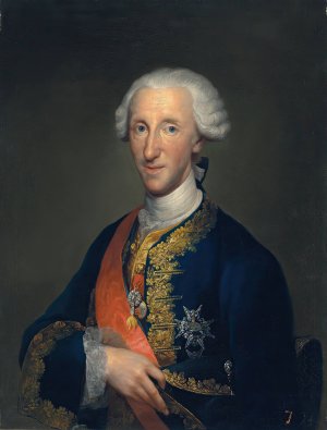 Portrait of Don Luis de Borbon, Infante of Spain by Anton Raphael Mengs Oil Painting