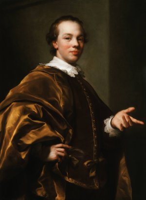 Portrait of John Viscount Garlies, Later 7th Earl of Galloway, as Master of Garlies by Anton Raphael Mengs Oil Painting