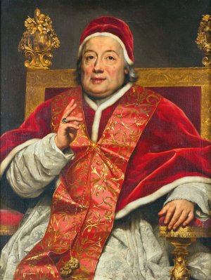 Portrait Of Pope Clement XIII by Anton Raphael Mengs Oil Painting