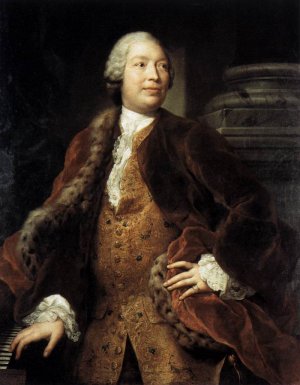 Portrait of the Singer Domenico Annibaldi by Anton Raphael Mengs Oil Painting