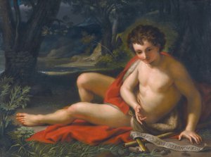 Saint John The Baptist In The Desert by Anton Raphael Mengs Oil Painting