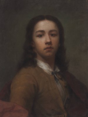 Self-Portrait by Anton Raphael Mengs Oil Painting