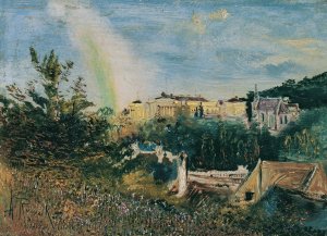 Die Weilburg bei Baden by Anton Romako Oil Painting