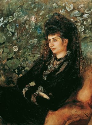 Mathilde Stern, geb. Porges by Anton Romako Oil Painting