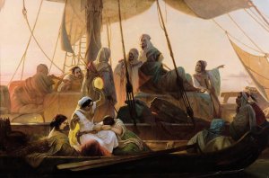 The Arrival Of The Captives by Anton Teichlein Oil Painting