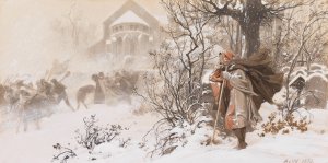 Irregang by Anton Von Werner Oil Painting