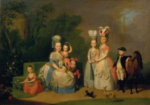 Portrait of Carolina Wilhelmina of Orange by Anton Wilhelm Tischbein Oil Painting