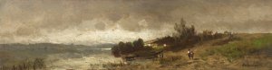 Aufziehendes Gewitter by Anton Windmaier Oil Painting
