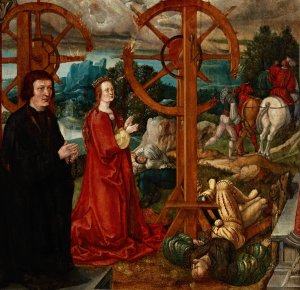 Martyrdom of Saint Catherine by Anton Woensam Oil Painting