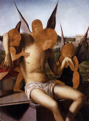 Pieta by Antonello Da Messina - Oil Painting Reproduction