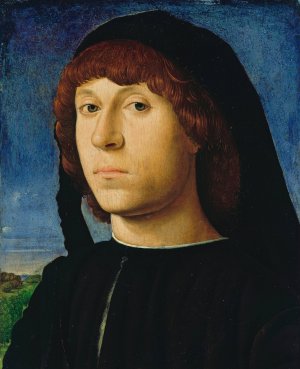 Portrait of a Man by Antonello Da Messina Oil Painting