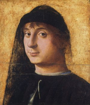 Portrait of a Young Gentleman by Antonello Da Messina Oil Painting