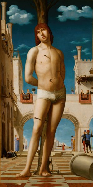Main Product Photo of Saint Sebastian  Painting by Antonello Da Messina