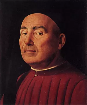 Trivulzio Portrait by Antonello Da Messina - Oil Painting Reproduction