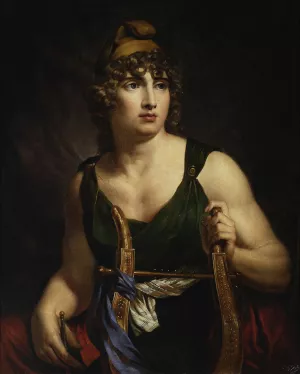 Paris in the Phrygian cap by Antoni Brodowski Oil Painting