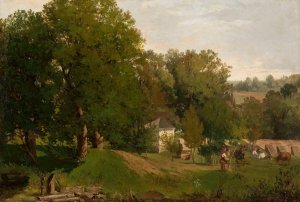 View from Kalwaria Zebrzydowska by Antoni Gramatyka Oil Painting