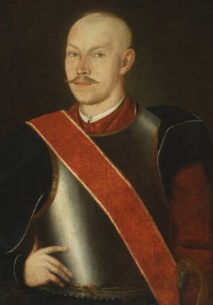 Portrait of Aleksander Maczynski by Antoni Jozef Misiowski Oil Painting