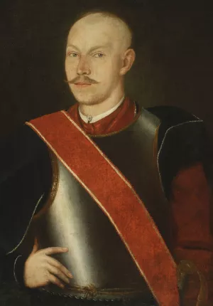 Portrait of Aleksander Maczynski Oil painting by Antoni Jozef Misiowski