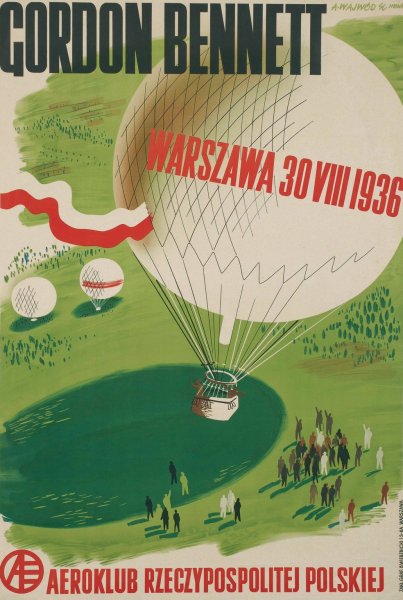 Gordon Bennett, Warszawa 30 VIII 1936  by Antoni Wajwod - Hand-Painted Oil Painting Reproduction