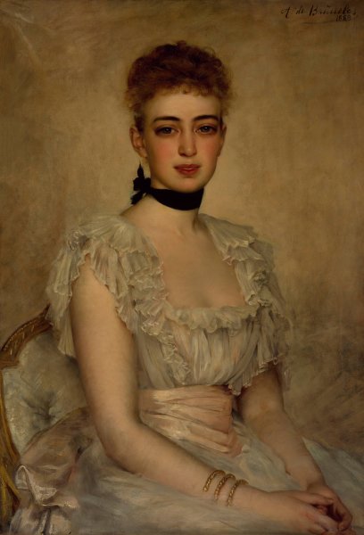 Main Product Photo of Portrait of Eleanor Garnier Hewitt  Painting by Antonia De Banuelos-Thorndike