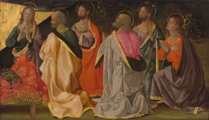 The Dormition of the Virgin by Antoniazzo Romano Oil Painting