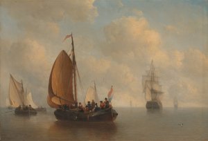 Beurtschip Zaandam by Antonie Waldorp Oil Painting