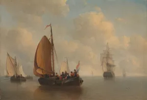 Beurtschip Zaandam by Antonie Waldorp Oil Painting