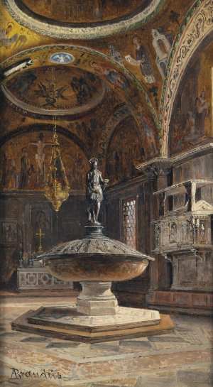 Battistero di San Marco by Antonietta Brandeis Oil Painting
