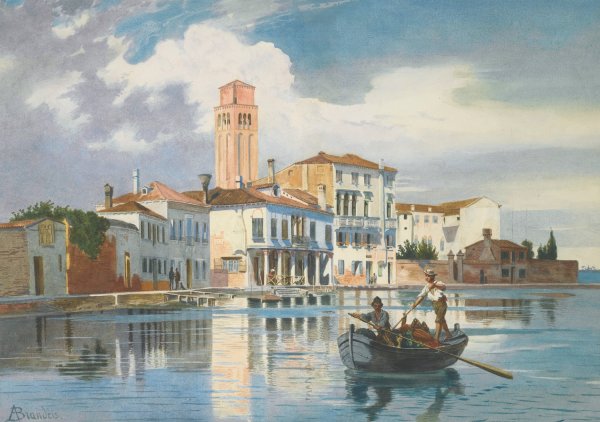 Murano by Antonietta Brandeis - Hand-Painted Oil Painting Reproduction