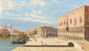 Palazzo Ducale by Antonietta Brandeis Oil Painting
