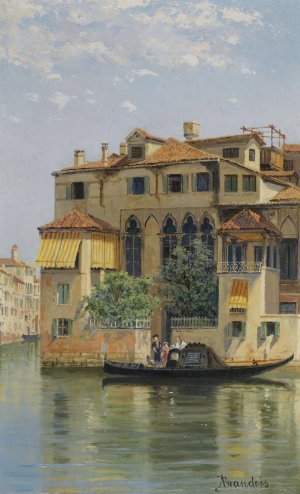 Palazzo Falier, Venice by Antonietta Brandeis Oil Painting