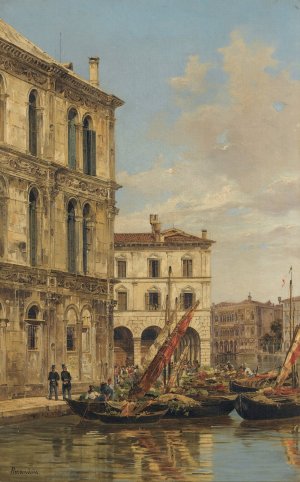 The Grand Canal by Antonietta Brandeis Oil Painting