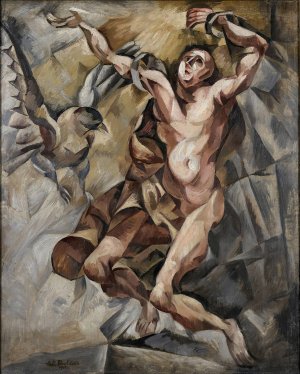Prometheus by Antonin Prochazka Oil Painting