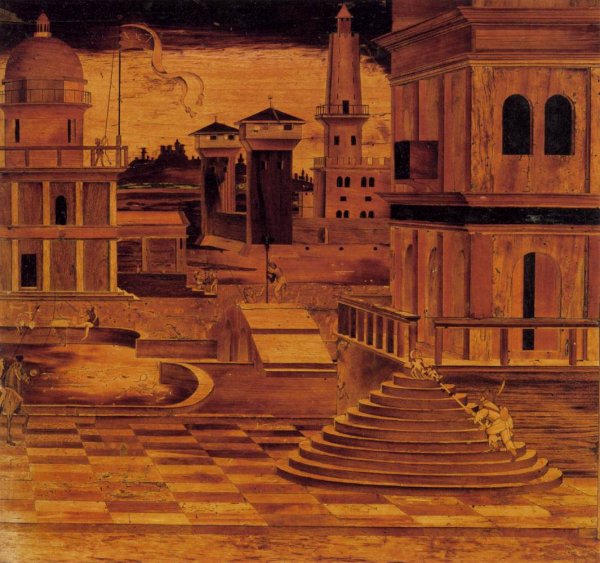 Main Product Photo of Perspective Vista Painting by Antonio and Paolo Mola