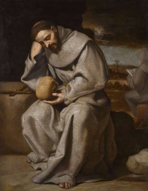 Saint Francis by Antonio Arias Fernandez Oil Painting