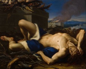 The Death of Abel by Antonio Balestra Oil Painting