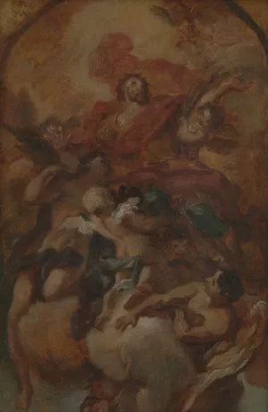 The Glorification of St. Oswald by Antonio Balestra Oil Painting