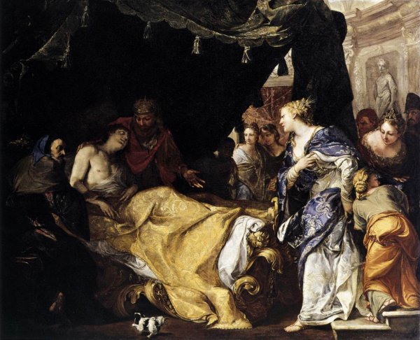Main Product Photo of Antiochus and Stratonice Painting by Antonio Bellucci