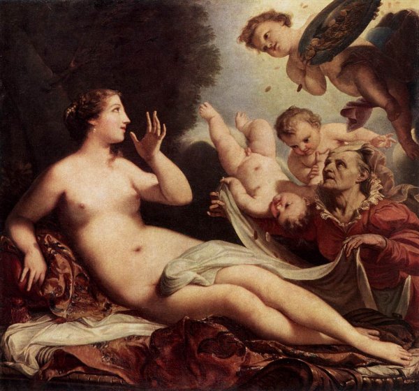 Main Product Photo of Danae Painting by Antonio Bellucci