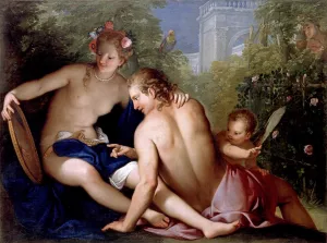 Rinaldo and Armida by Antonio Bellucci - Oil Painting Reproduction