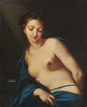 Sainte Ursule by Antonio Bellucci Oil Painting