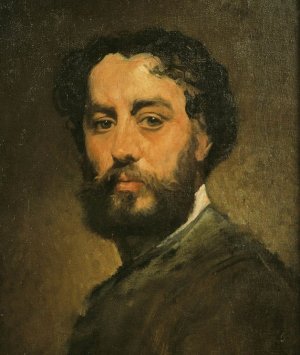 Autorretrato by Antonio Caba Casamitjana Oil Painting
