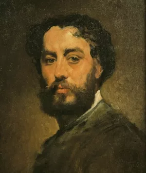 Autorretrato by Antonio Caba Casamitjana - Oil Painting Reproduction