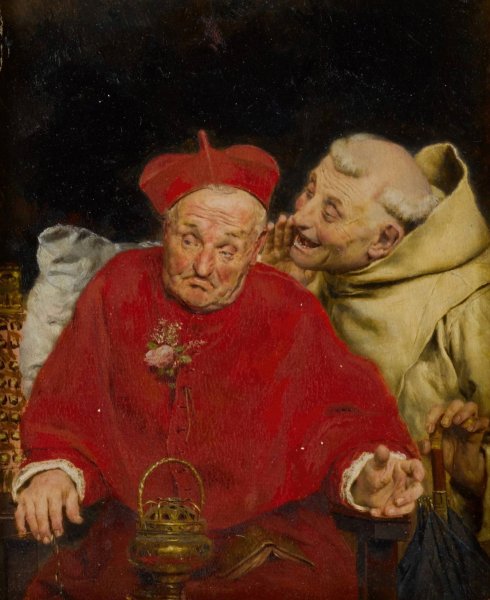 Main Product Photo of Amusing Gossip  Painting by Antonio Casanova Y Estorach
