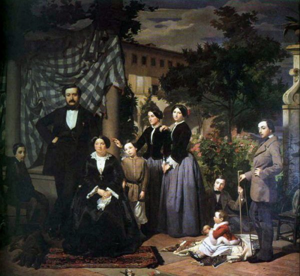 Main Product Photo of La Famiglia Bianchini Painting by Antonio Ciseri