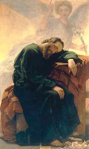 Main Product Photo of The Dream of St. Joseph Painting by Antonio Ciseri